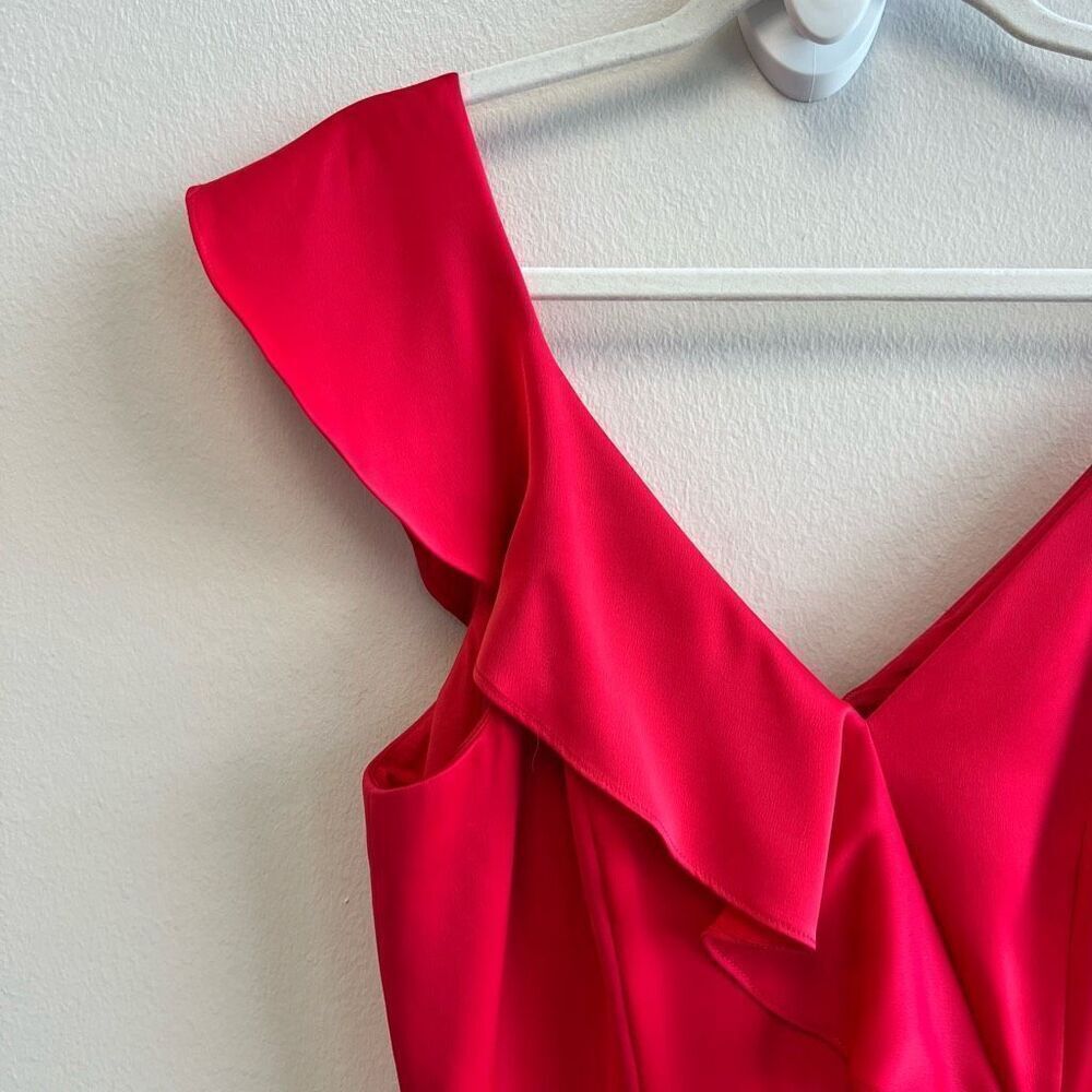 Aidan Mattox 10 Red Dress - Picture 5 of 13